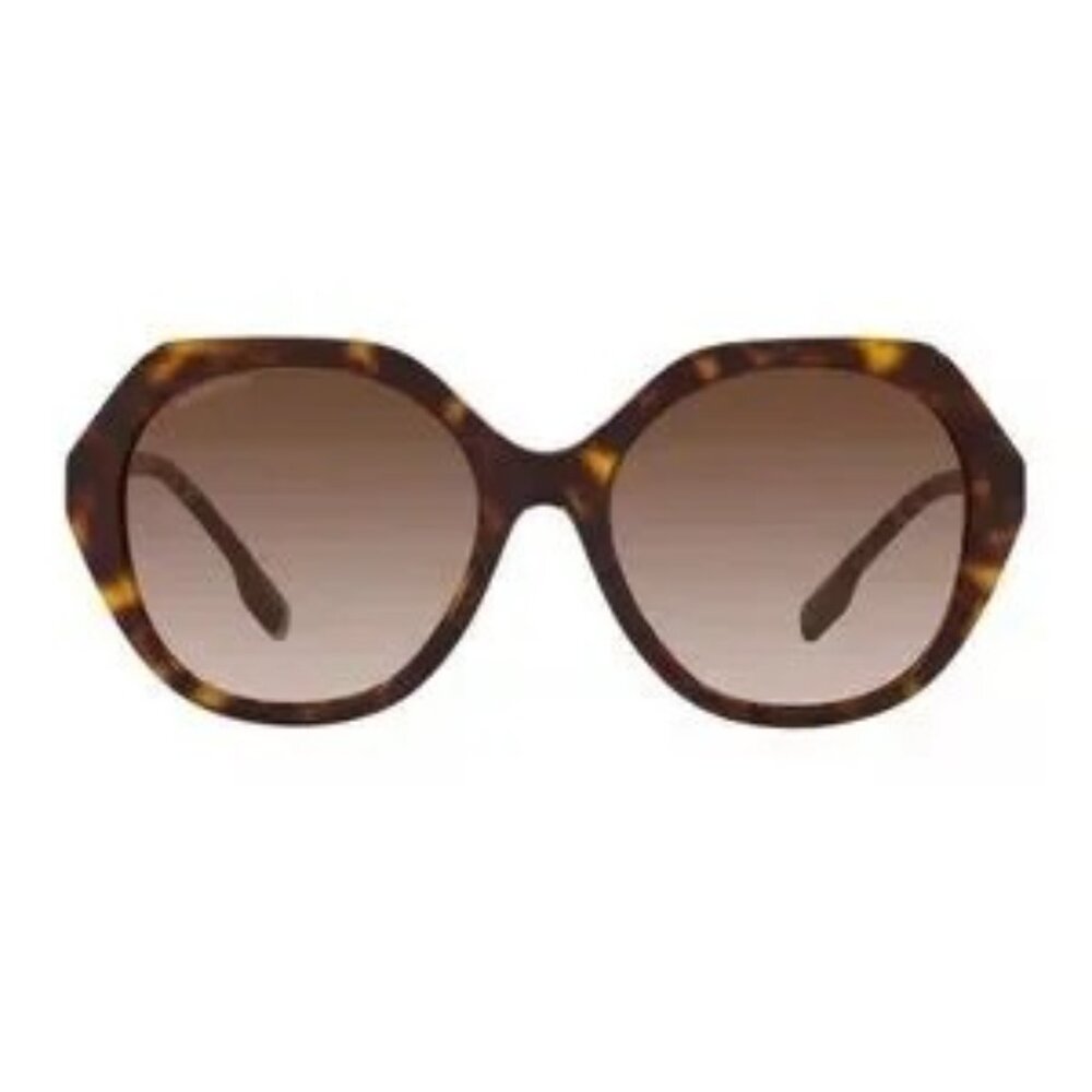 Burberry Vanessa BE4375 401713 Sunglasses Women's Dark Havana/Brown Gradient.